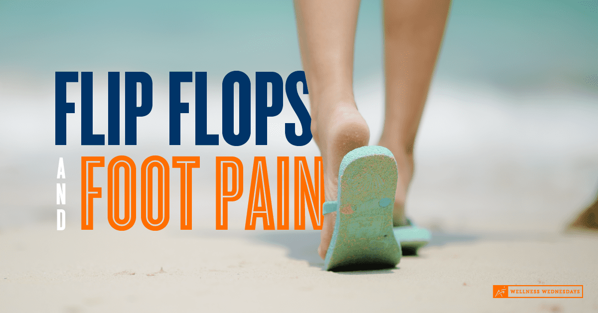 flip flops for foot pain